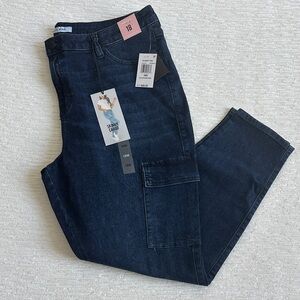 Dark Blue Skinny Cargo Jeans by Celebrity Pink NWT